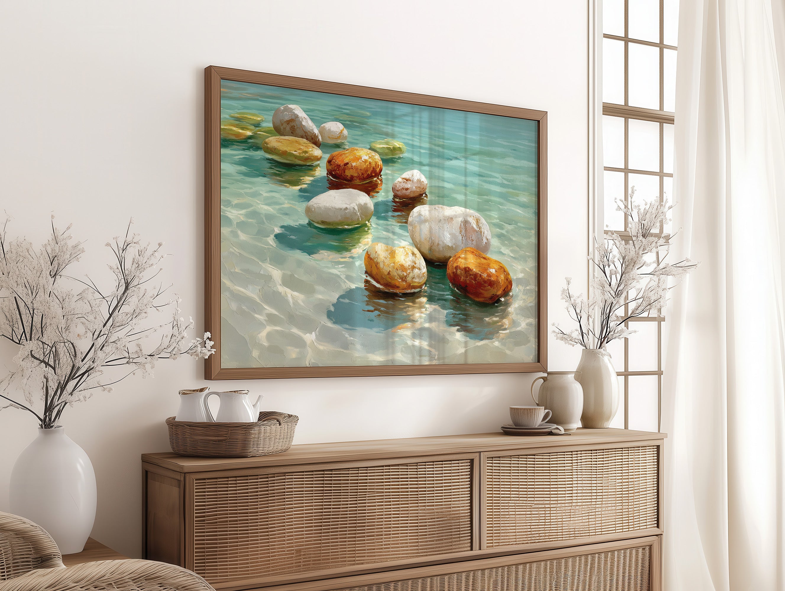 Stones Dance In Turquoise Waters