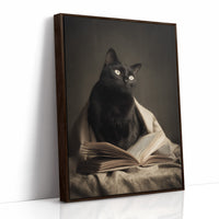 Midnight Scholar With Luminous Eyes