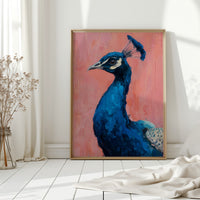 A Regal Gaze in Turquoise