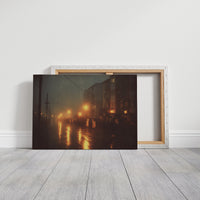 Amber Streets After Midnight Rain