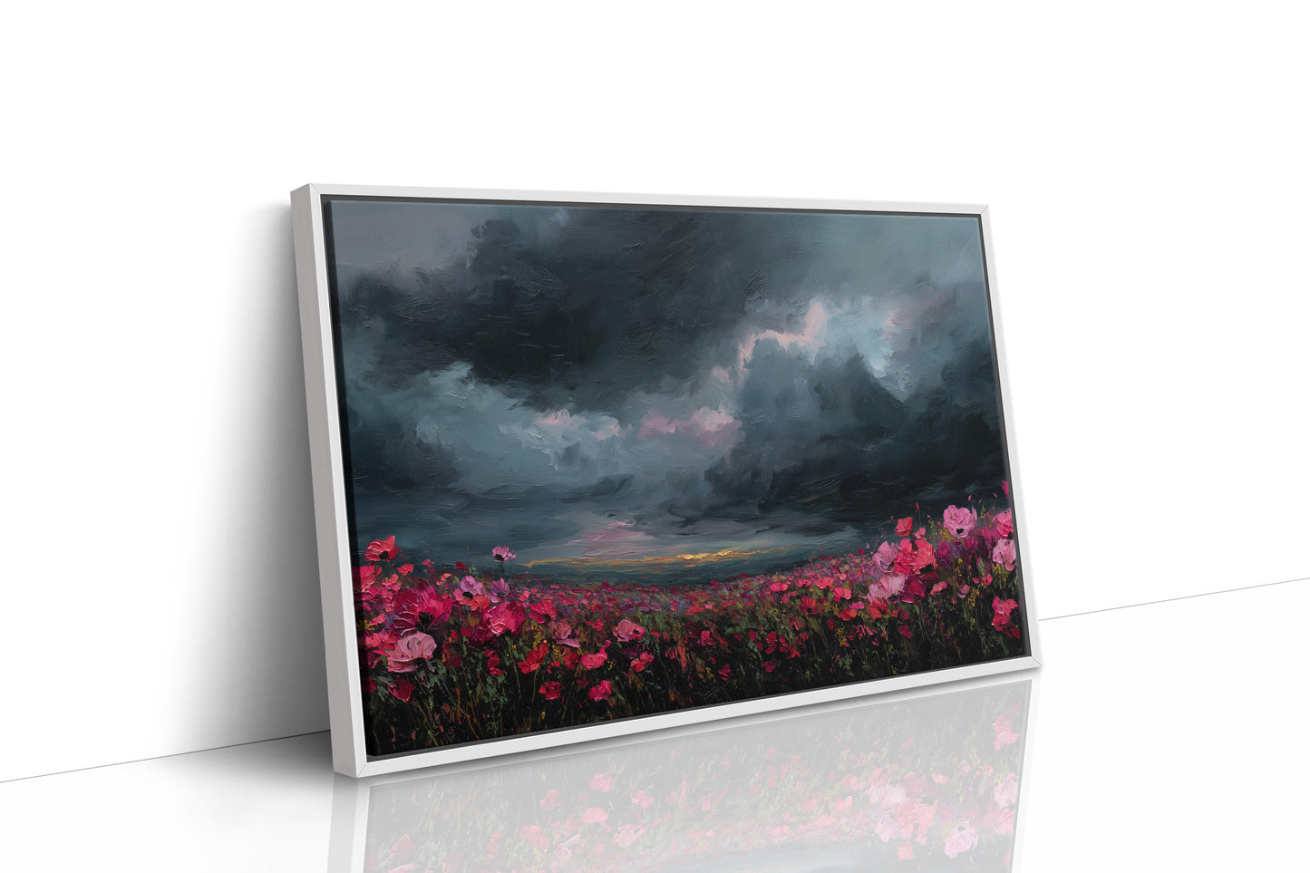 Storm Blooms Against Darkened Sky