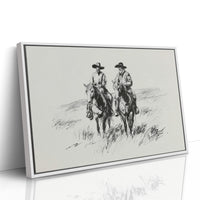 Two Riders Beneath Open Skies