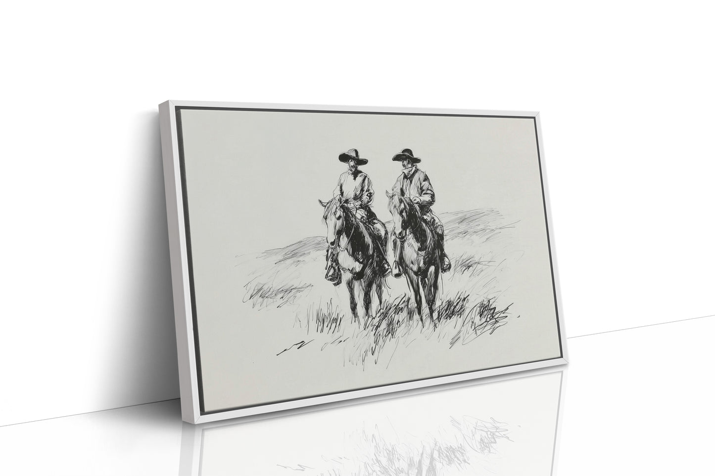 Two Riders Beneath Open Skies