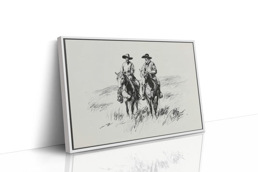 Two Riders Beneath Open Skies
