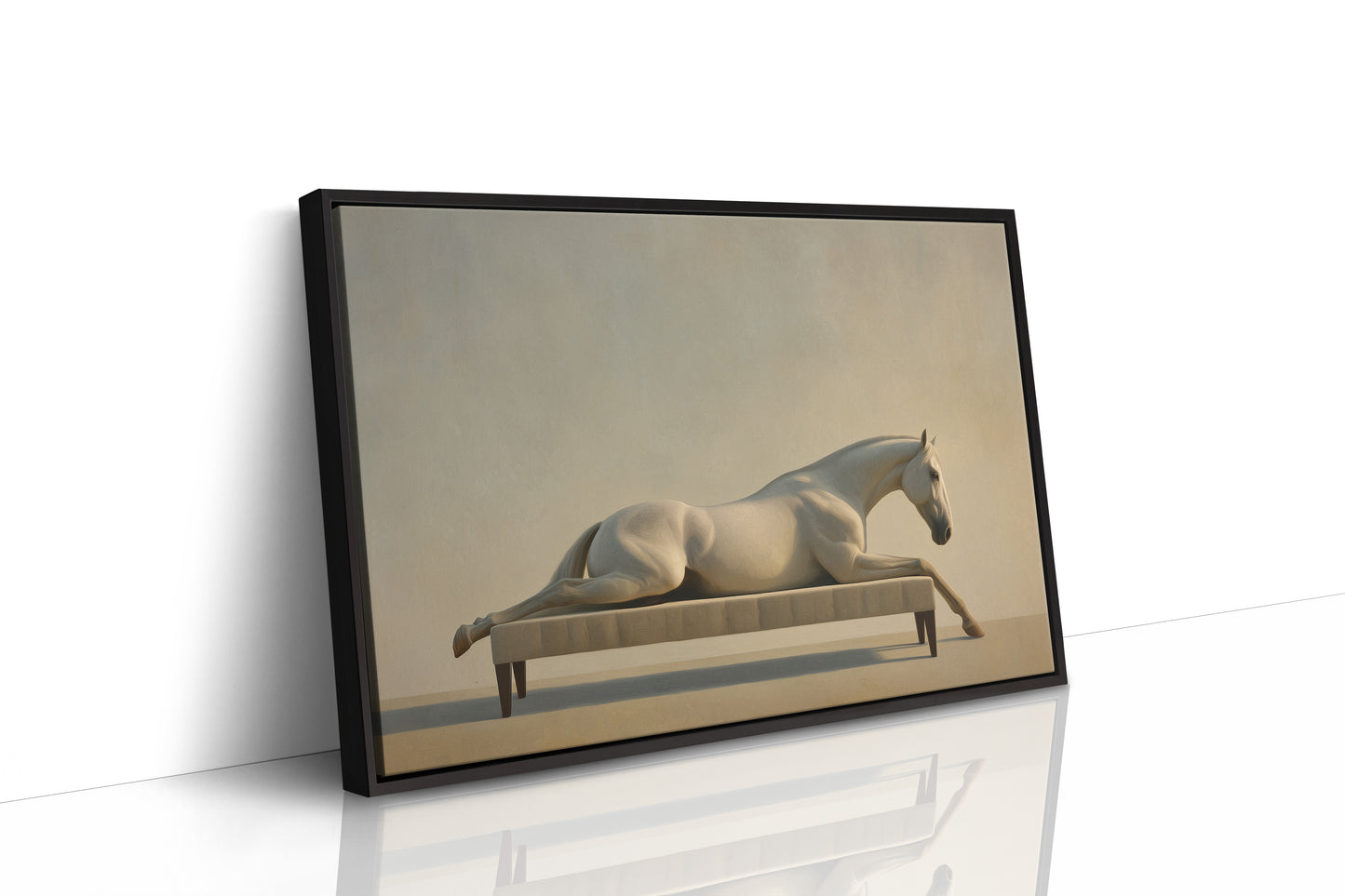Equine Repose in Surreal Elegance