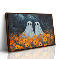 Spectral Friends Among Autumn Poppies