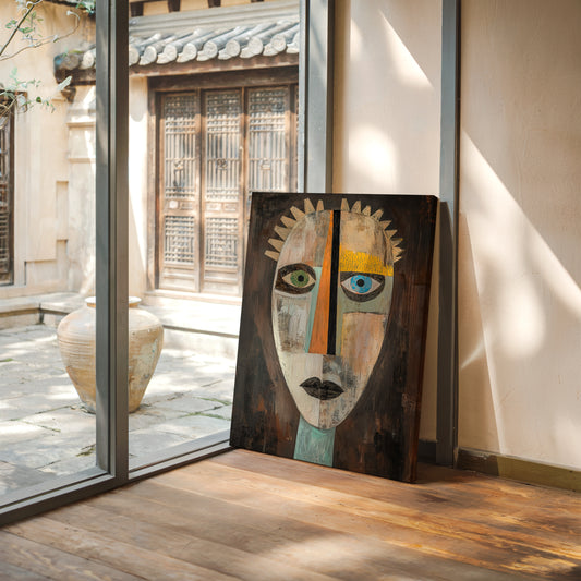 Divided Face Speaks Ancient Stories