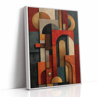 Geometric Rhythms In Autumn Tones