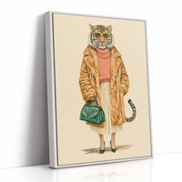 Tiger in Faux Fur: The Fashion Week Regular