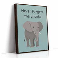 Never Forgets the Snacks