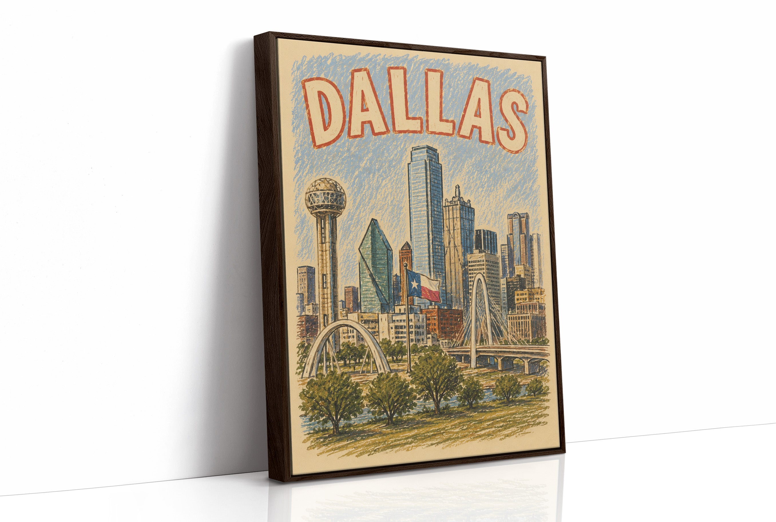 Dallas, Reunion Skyline