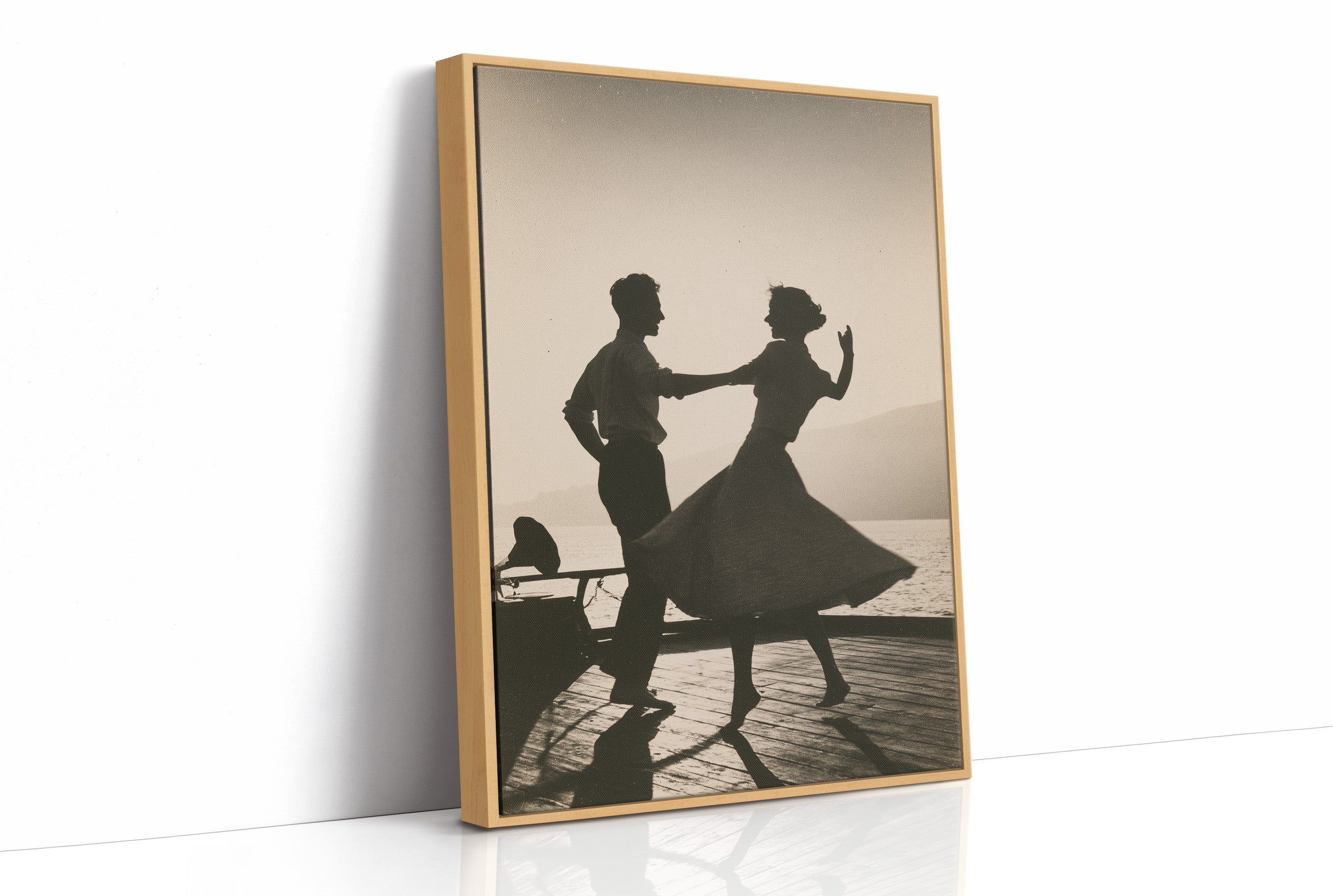 Dockside Waltz At Golden Hour