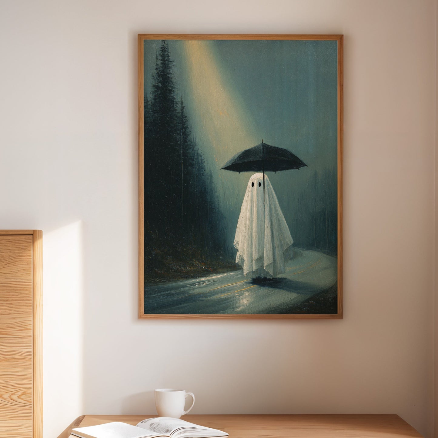 Beneath The Umbrella's Embrace