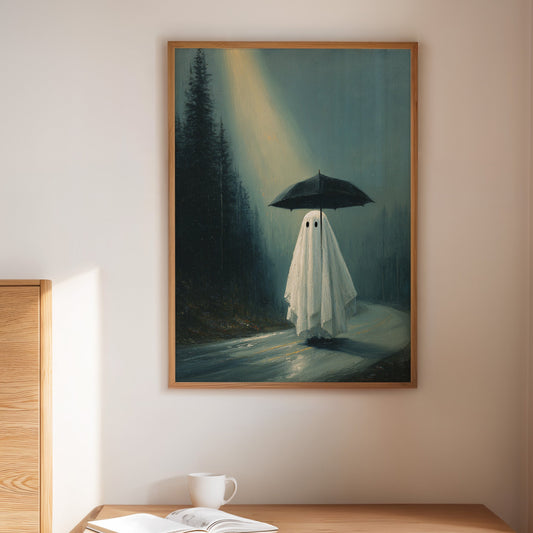 Beneath The Umbrella's Embrace