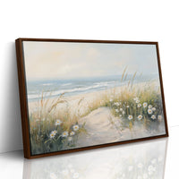Daisies Dance Along Coastal Dunes