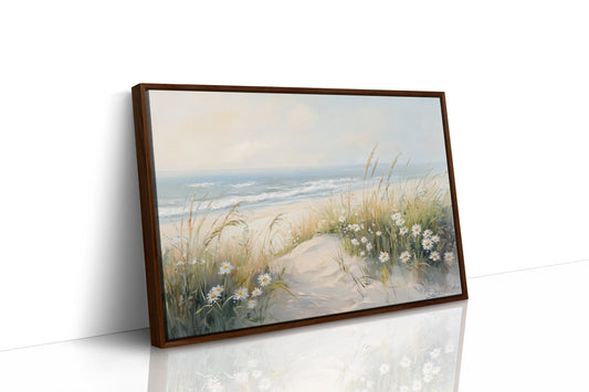 Daisies Dance Along Coastal Dunes