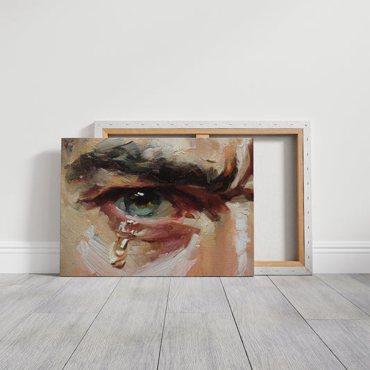 Teardrops Fall From Azure Gaze