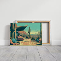 Canyon View, Mid-Century Patio