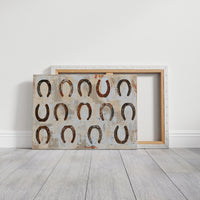 Fourteen Rusted Horseshoes
