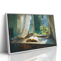 Sunlit Pages Await Summer Breeze