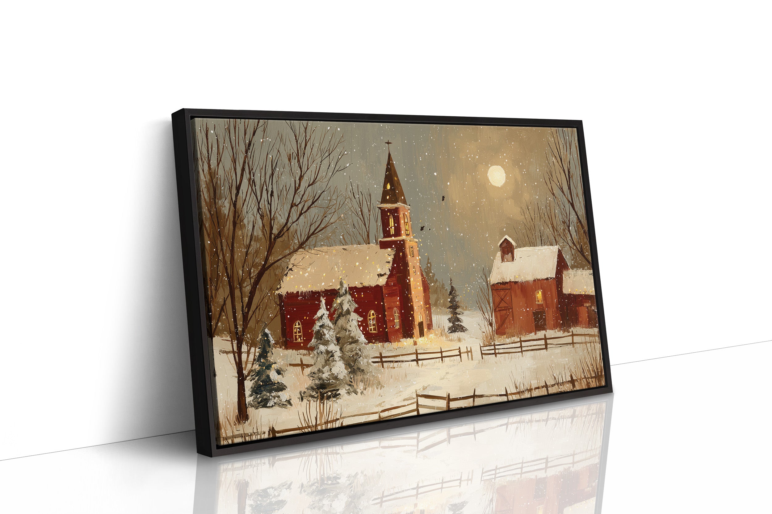 Quiet Village Under Winter Stars