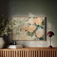 Peach Hydrangeas Paint Summer's Memory