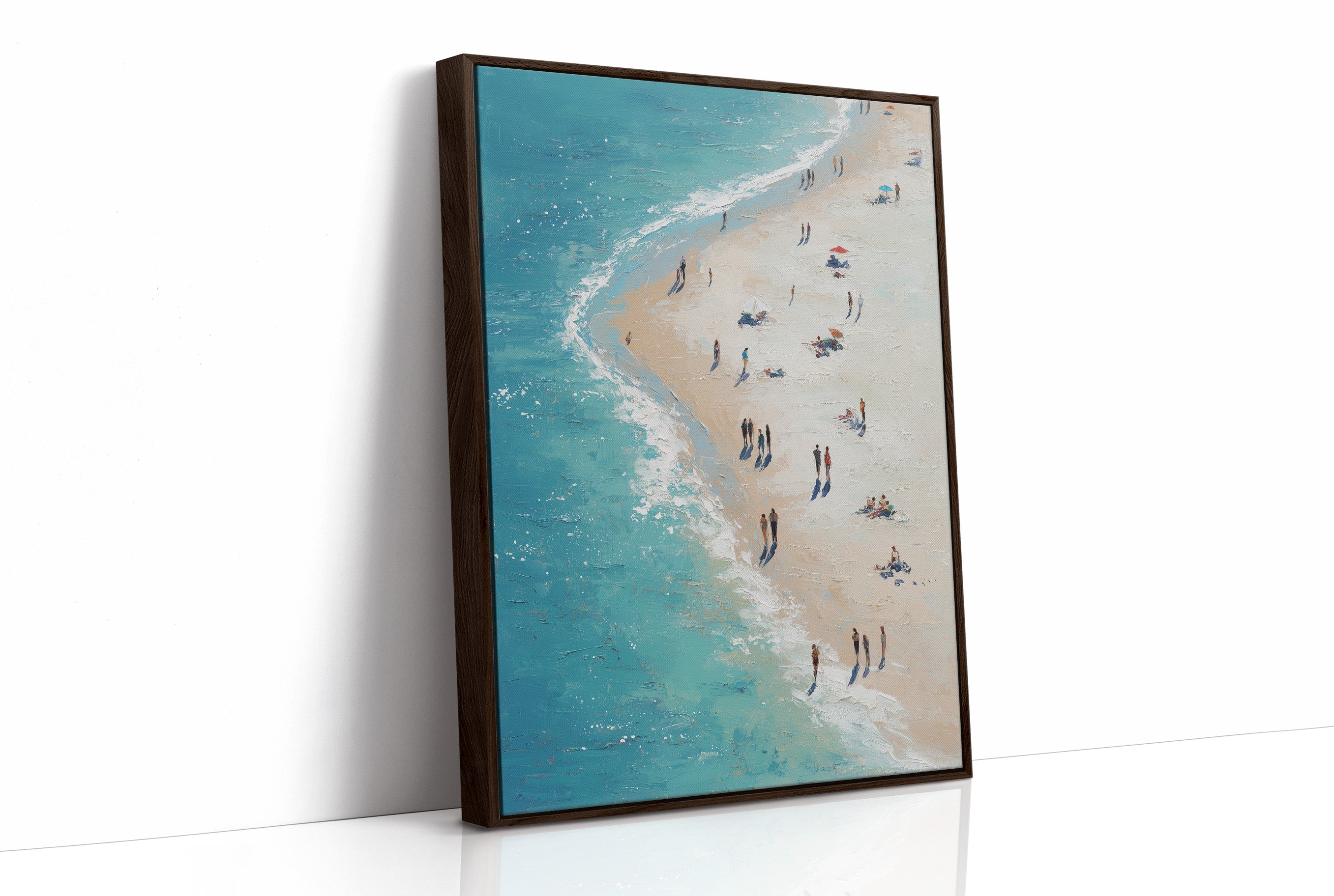 Tiny Figures Dance With Tides