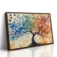 Seasons Dance Through Bird Wings