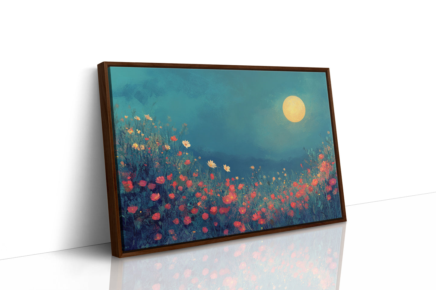 Poppies Dance Under Summer Moon