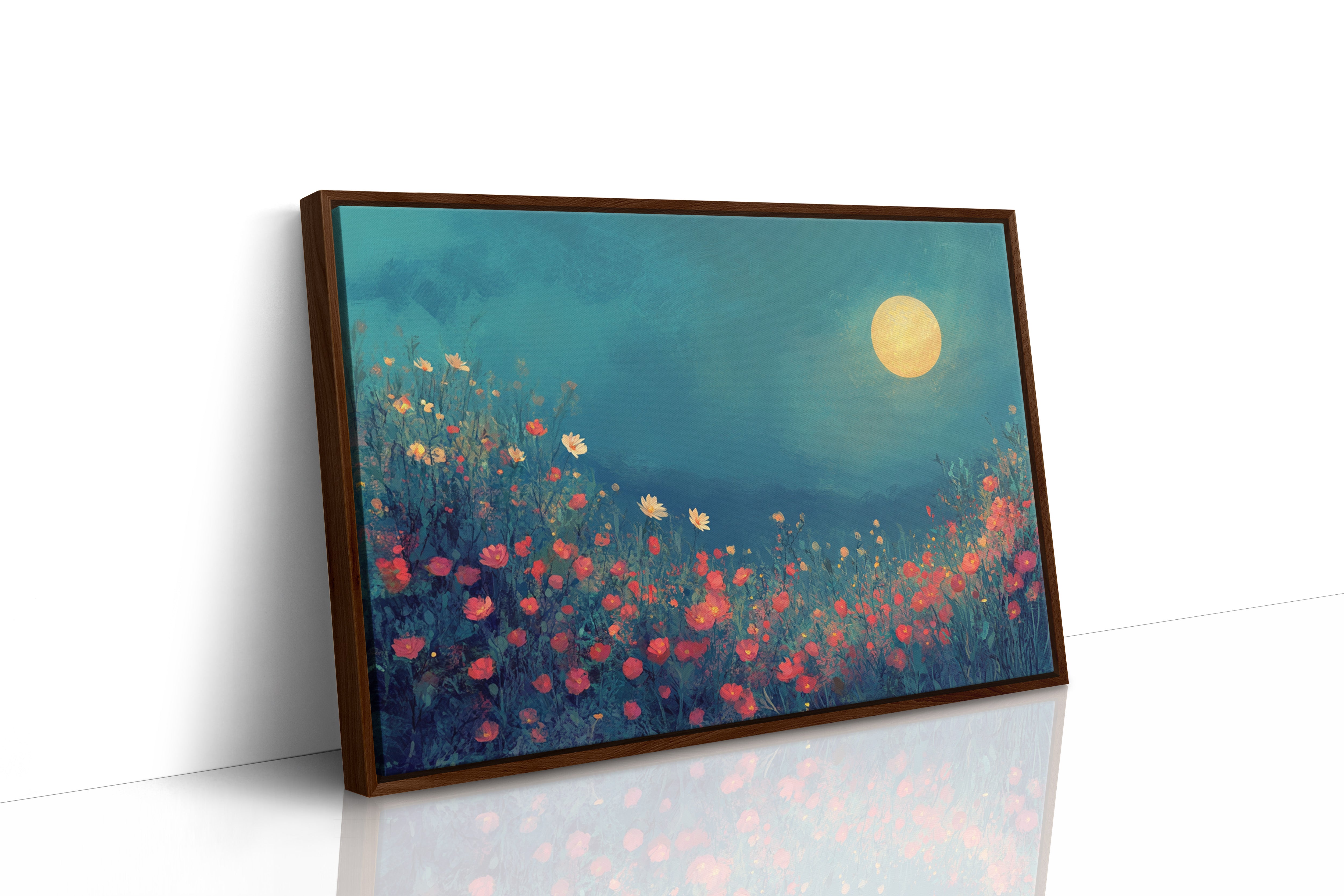 Poppies Dance Under Summer Moon