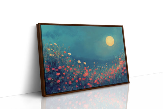 Poppies Dance Under Summer Moon