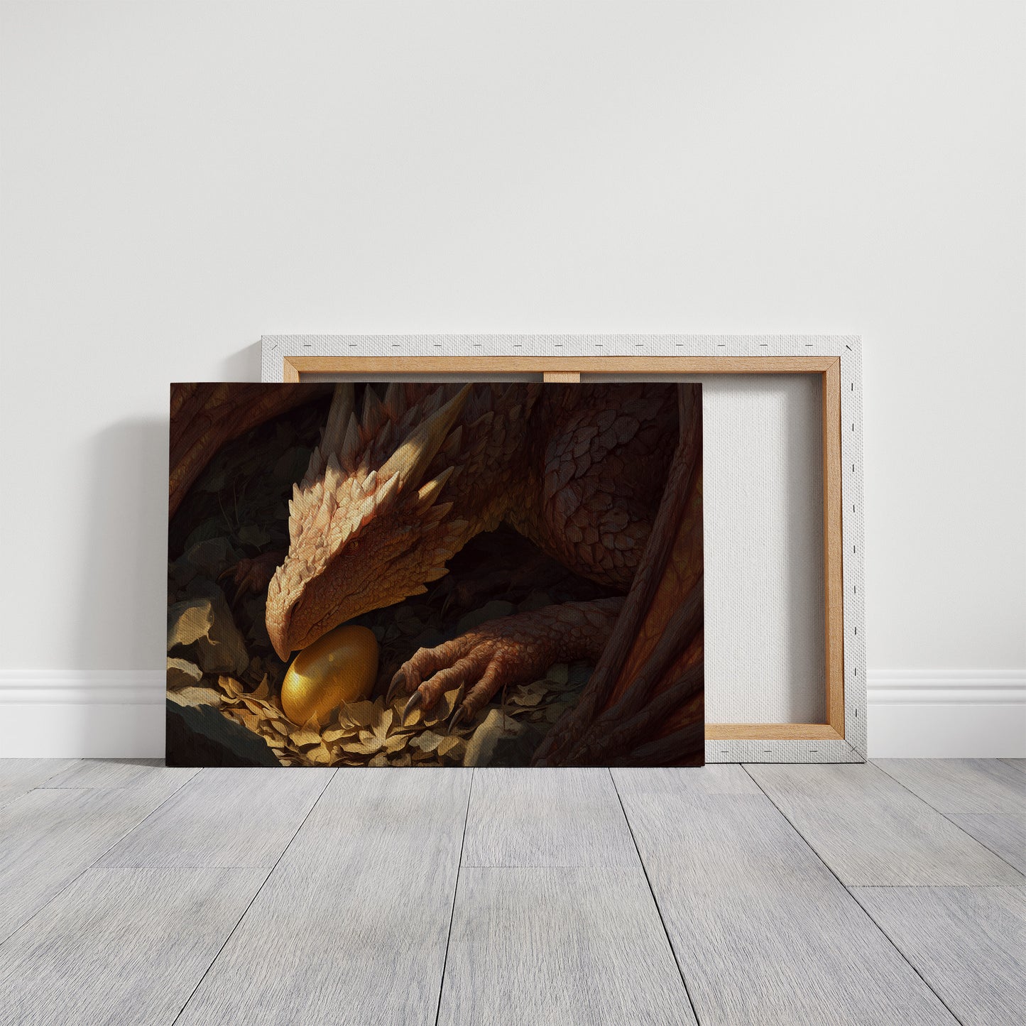 Dragon's Treasure Among Ancient Tomes