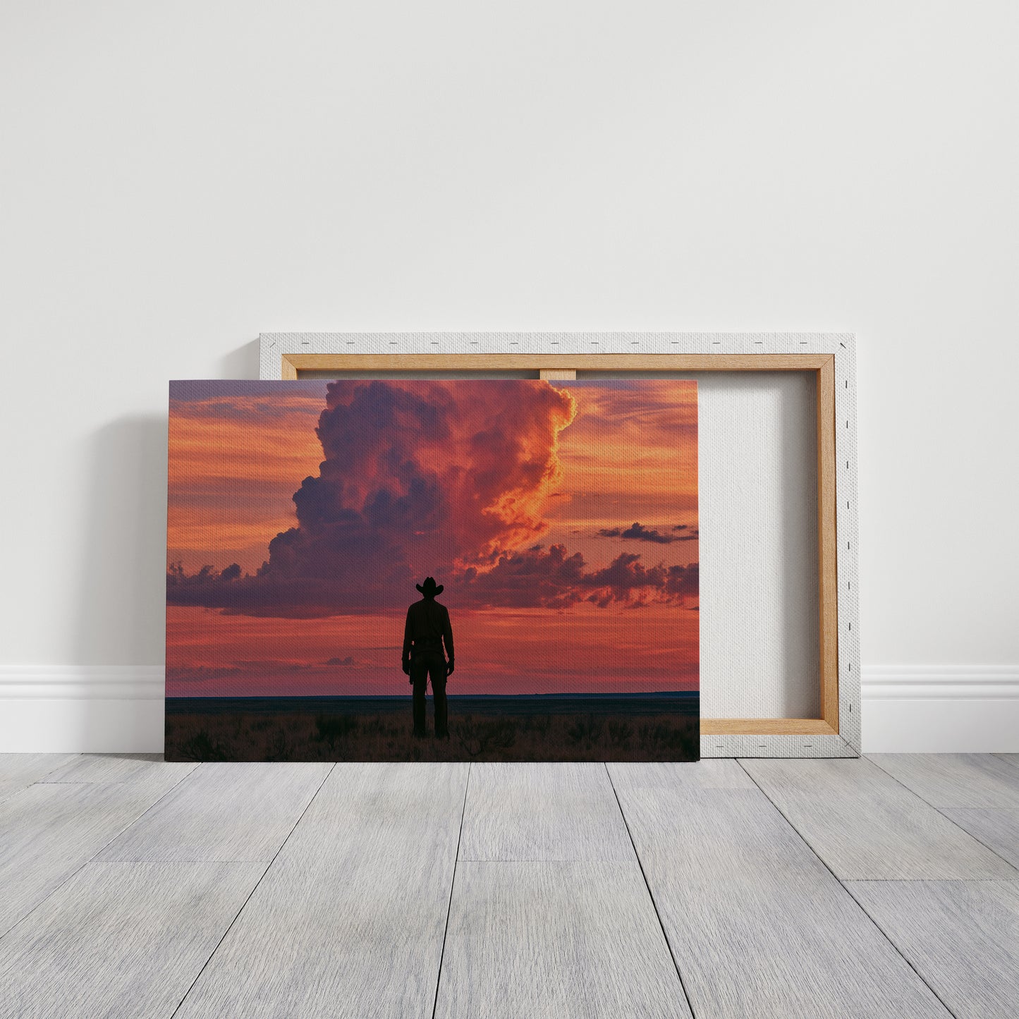 Cowboy at Dusk