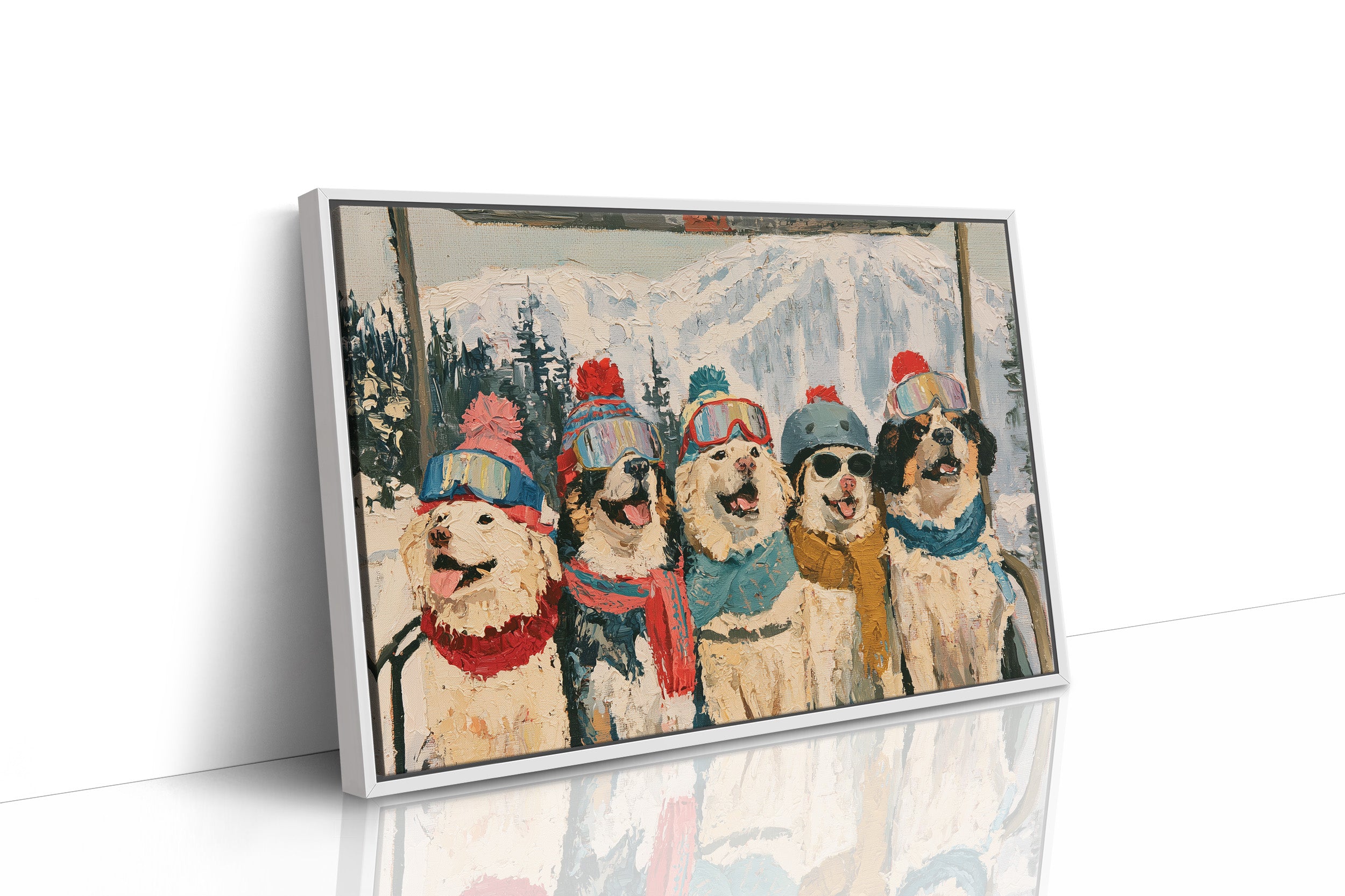 Dogs on the Chairlift