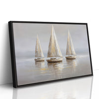 Sails Drift On Quiet Waters