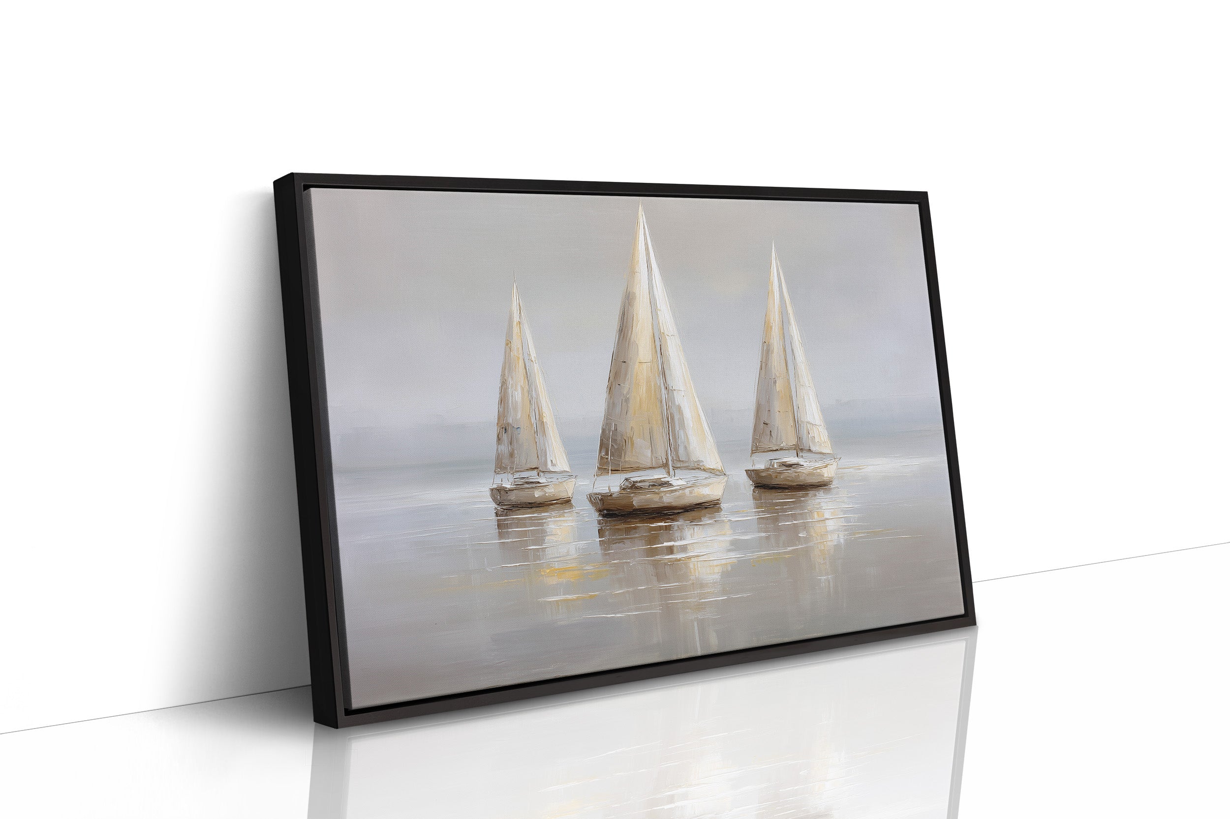 Sails Drift On Quiet Waters