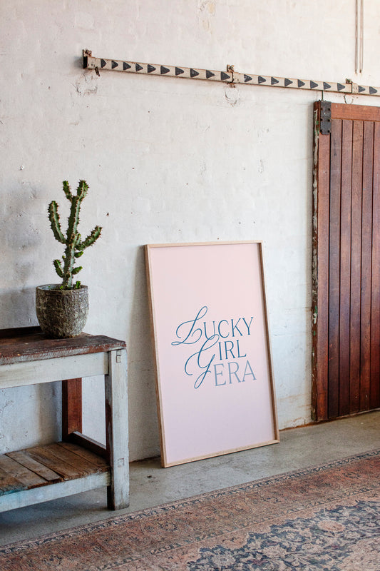 Blush Letters Dance Through Morning