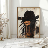 Outlaw Grace Western Cowgirl Portrait