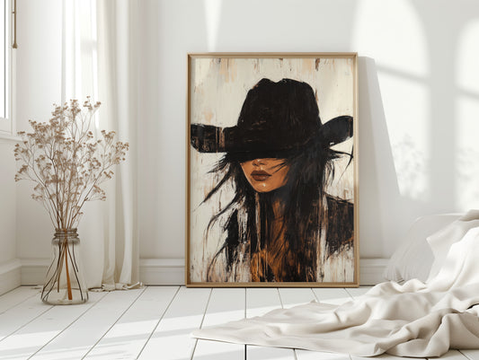 Outlaw Grace Western Cowgirl Portrait