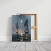 Ghost Ships at Moonrise