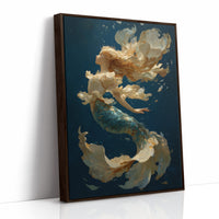 Seafoam Dances Through Teal Depths