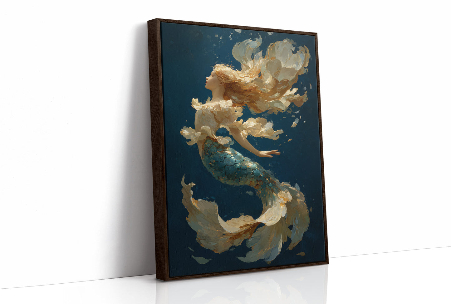 Seafoam Dances Through Teal Depths