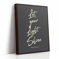 Luminous Words On Charcoal Canvas