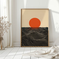 When Sun Meets the Sea's Embrace