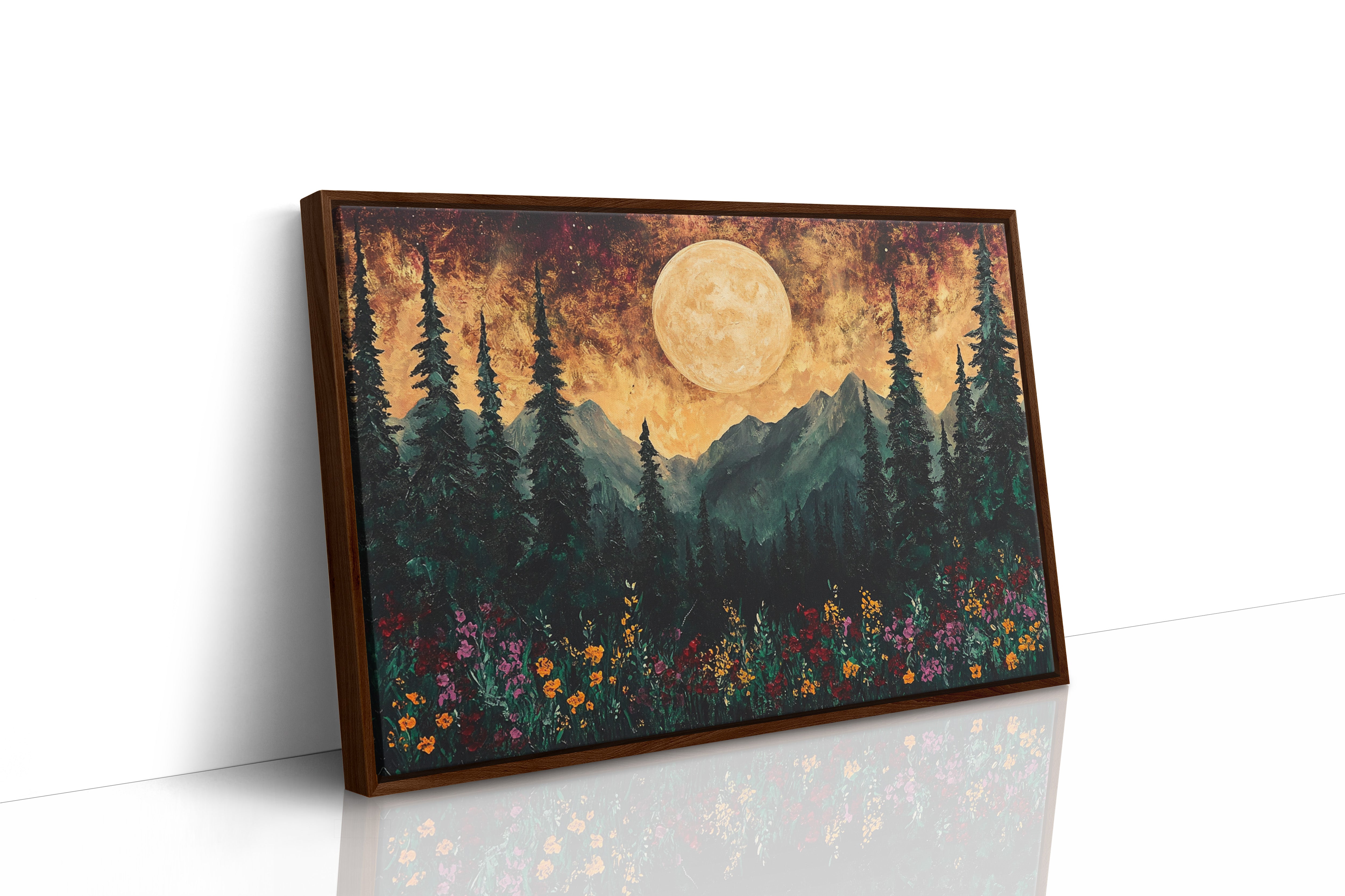 Alpine Meadows Catch Moonlight's Gold