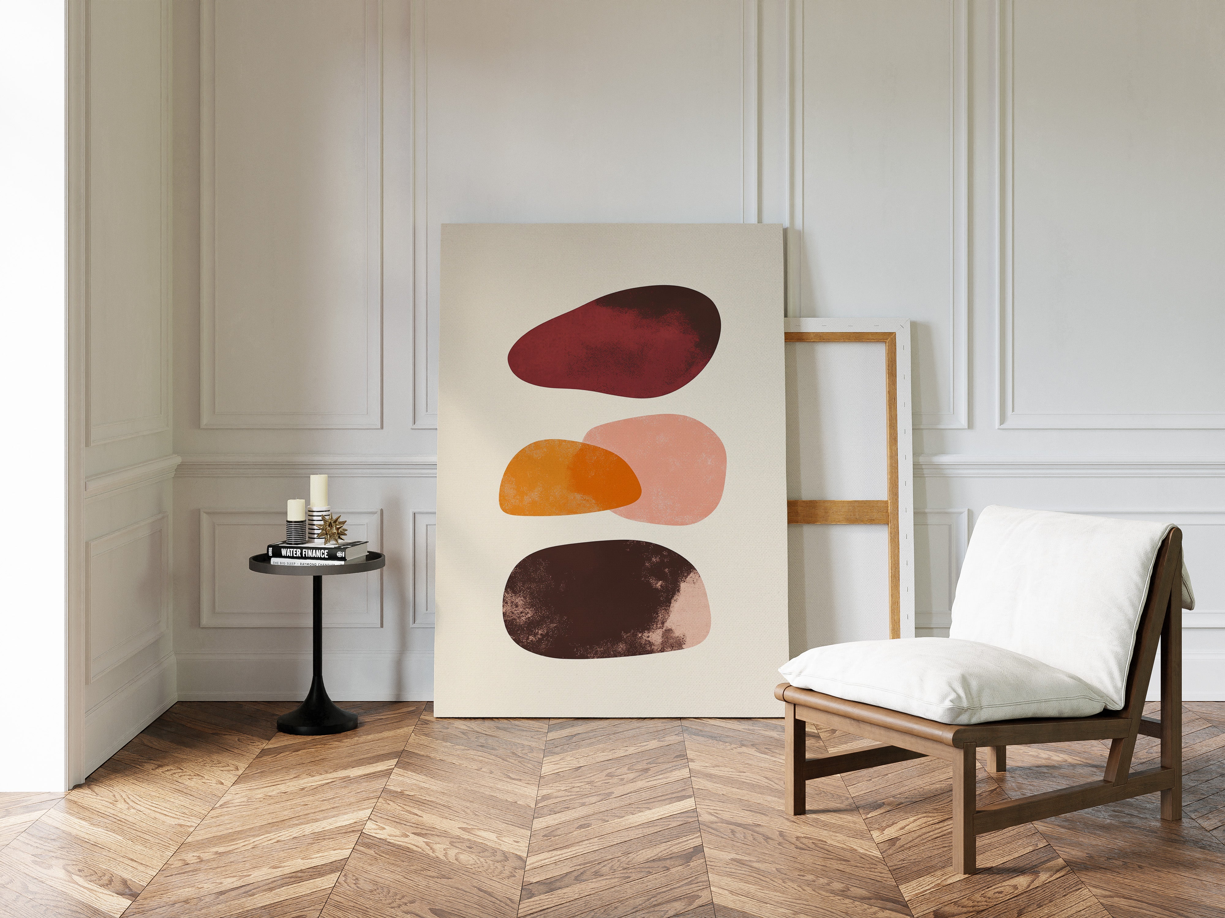 Autumn Stones Float In Morning Light