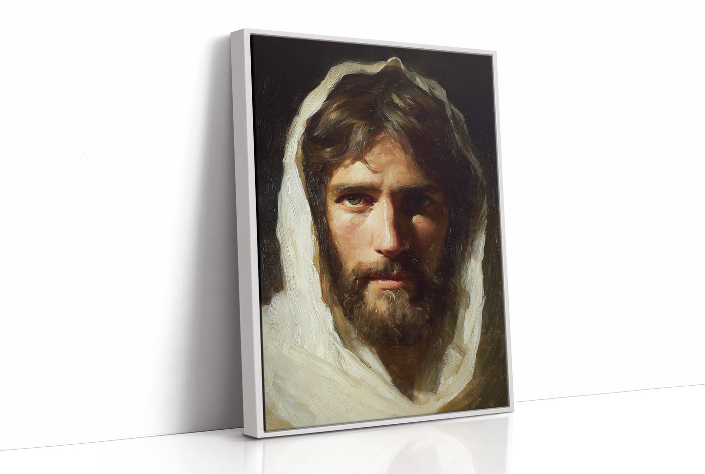 Ancient Brushstrokes On Wooden Table