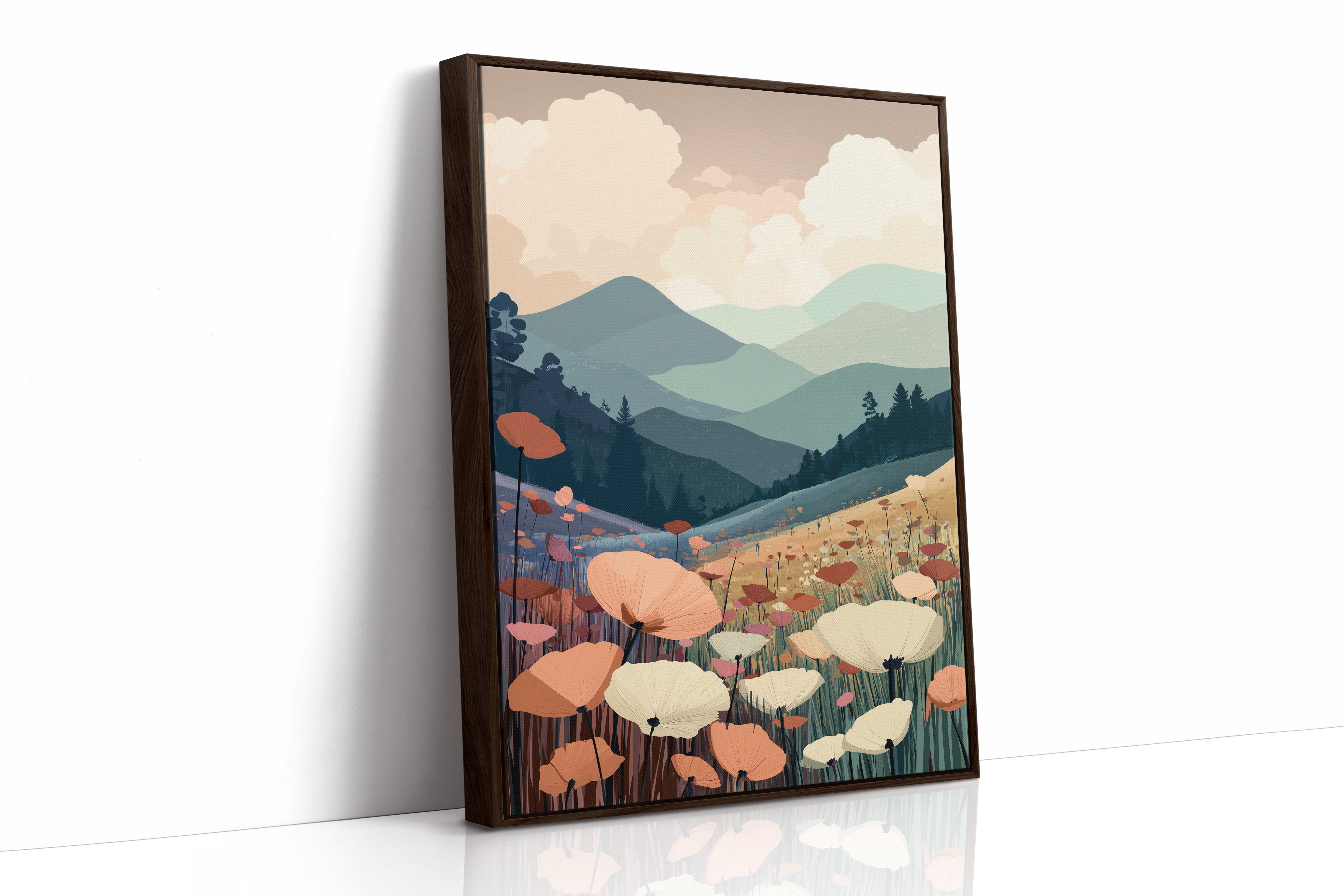 Valley Poppies Whisper To Mountains