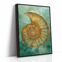 Golden Nautilus Whispers Timeless Secrets