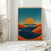 Sunset Over Rolling Dunes